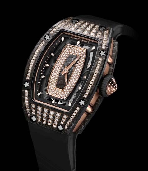 Review Richard Mille Replica Watch RM 07-01 Automatic Winding Ceramic All Diamond